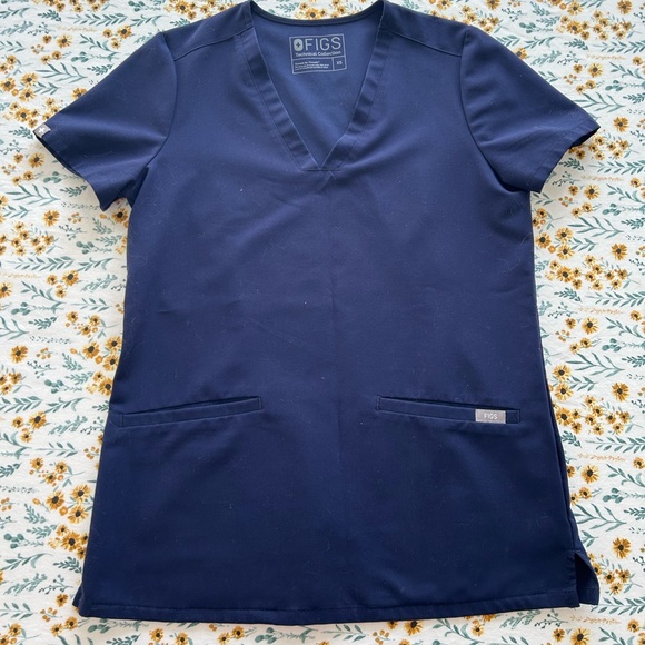 Navy Blue Figs Scrub Set - Size XS - Picture 2 of 6